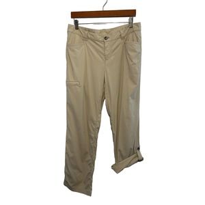 Eddie Bauer Women’s Beige Travel Hiking Cargo Pants Size 10
